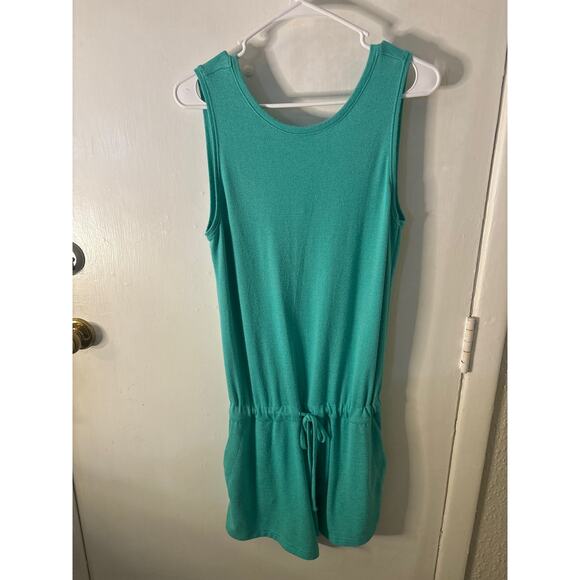 GAP Sleeveless Green Drawstring Waist.Romper S Tall Coconut Girl Costal Cowgirl - Picture 2 of 7
